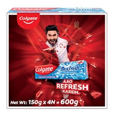 Colgate Toothpaste Max Fresh Blue Peppermint Ice Gel - 150g