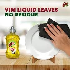 Vim Diswash Liquid Gel- Lemon  - 140ml - Pouch