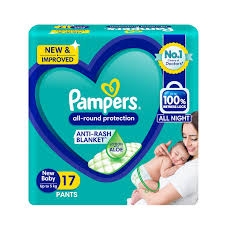 Pampers All Round Protection Diaper Pants XXXL, 17+ Kg, Anti Rush Blanket, 100% Wetness Lock, ALL Night - 23 Pcs