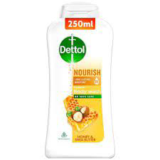 Dettol Nourish Hygiene Body wash - Honey Shea Butter  - 250ml