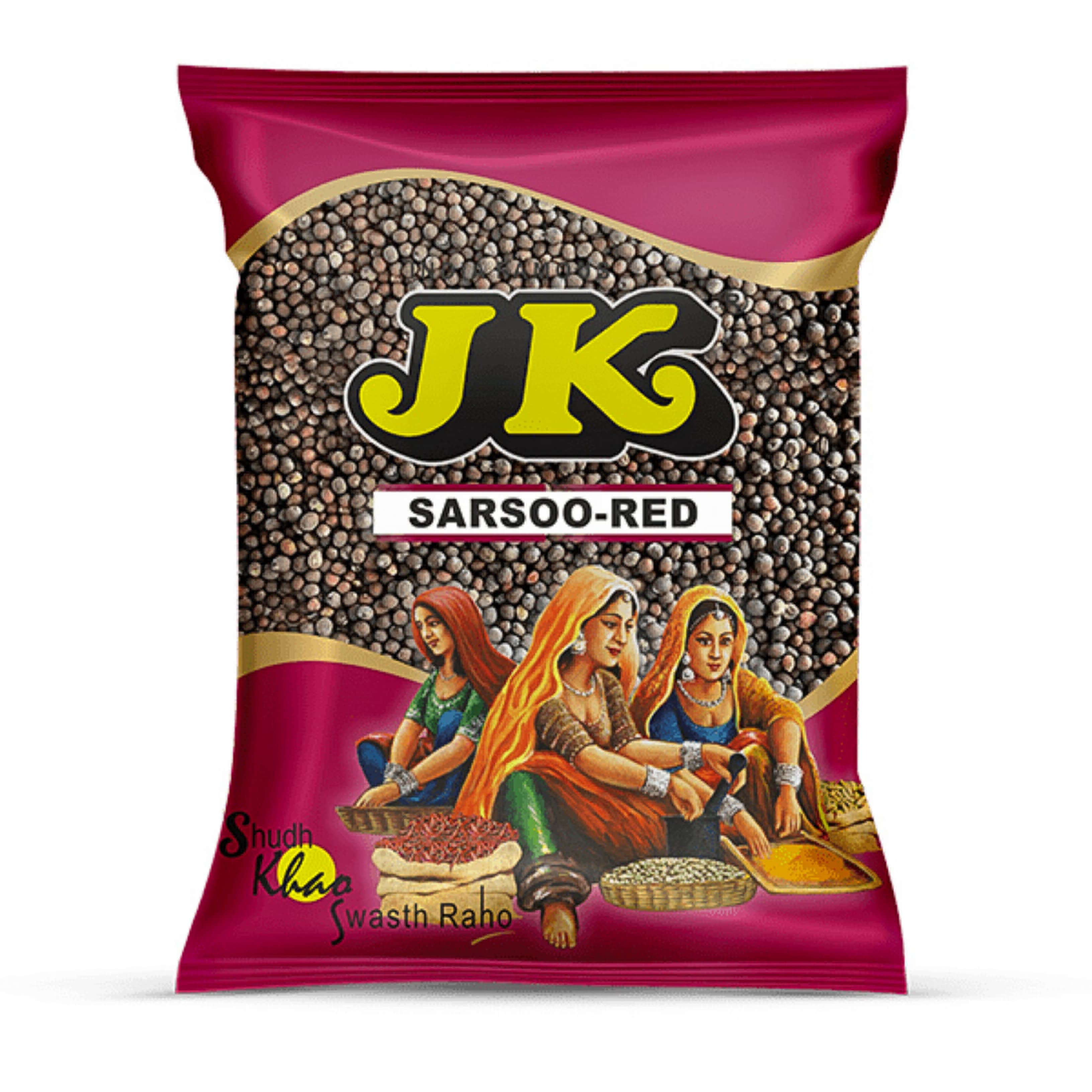 JK  Sarsoo Red Whole/ Mustard Seed Red  - 50g