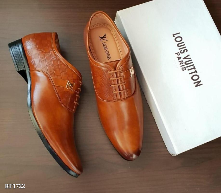 Louis Vuitton Men's Formal Derby Leather Shoes