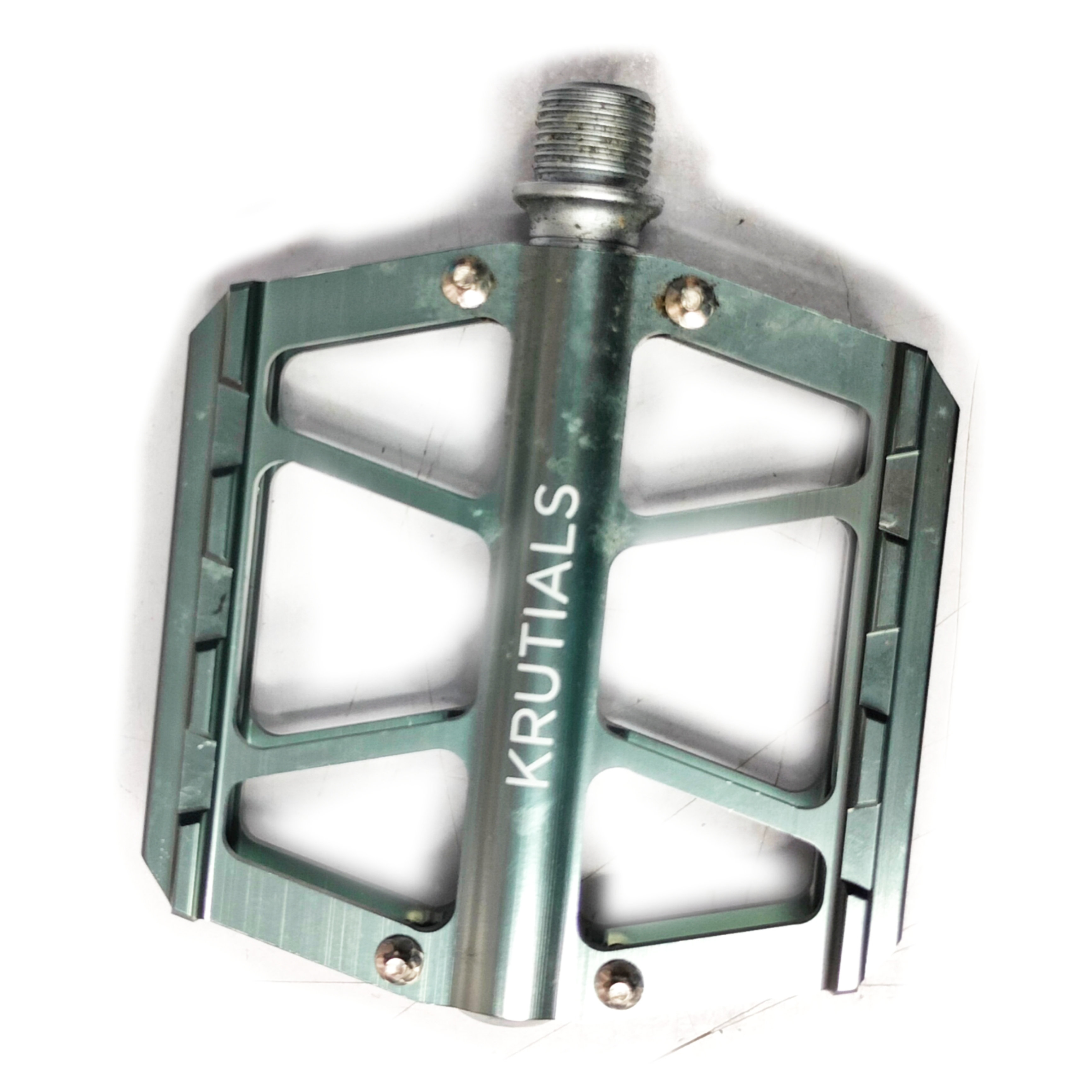 KRUTIAL MTB STUNT CYCLE ALLOY PEDAL (Silver)