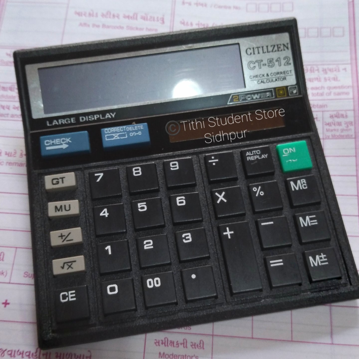 Calculator Citizen Ct 512 Switch Off Casio Calculator Calculator