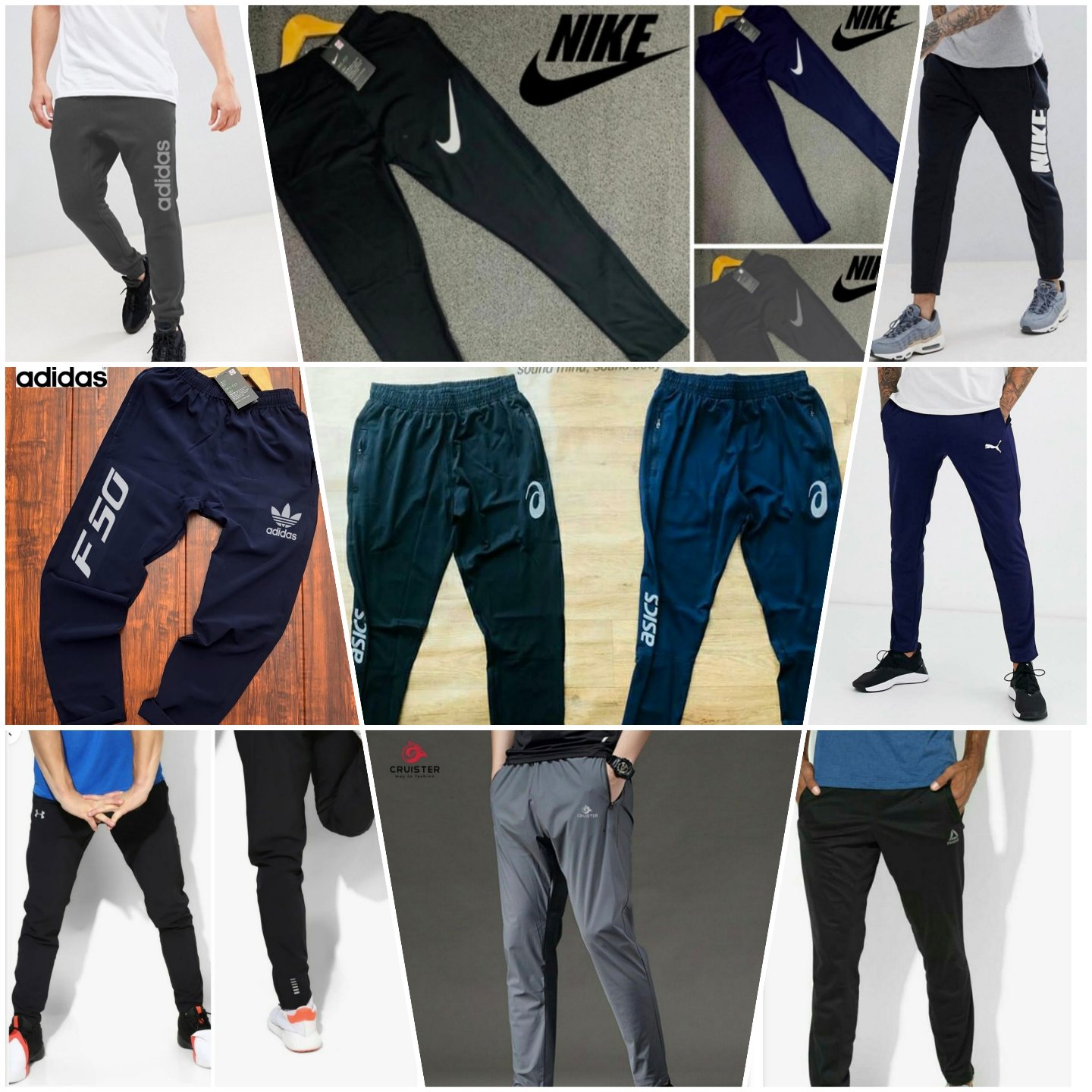 MX8501Set Of 5 Pcs@242/Pc-Sports 4 Way Fabric Lower/Trackpant-MX8501-AL26-MD-MC-32 - L, Mix (Assorted)