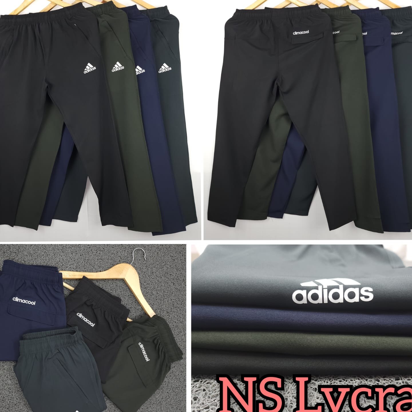 AD8504-Set Of 4 Pcs@231/Pc-Sports Imported NS lycra Fabric Designer Lower-AD8504-AN13-S02-NVB - M-1, L-1, XL-1, XXL-1, Navy Blue