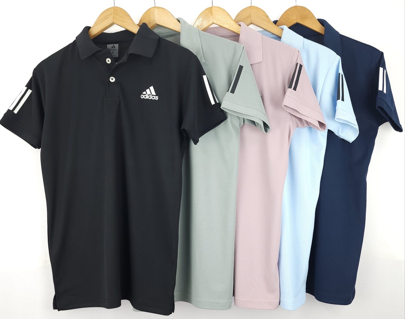 AD2002-Set Of 4 Pcs@215/Pc-Sports Drifit Matty Fabric Half Sleeves Polo T-Shirt-AD2002-CM18-S02-DOL - M-1, L-1, XL-1, XXL-1, Dark Olive