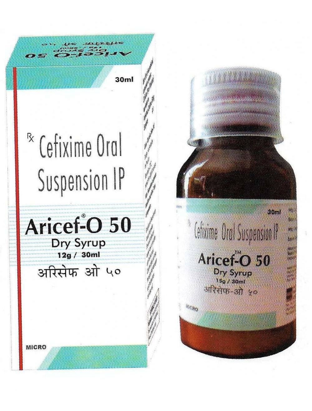 Aricef O 50mg/5ml Dry Syrup  - Prescription Required