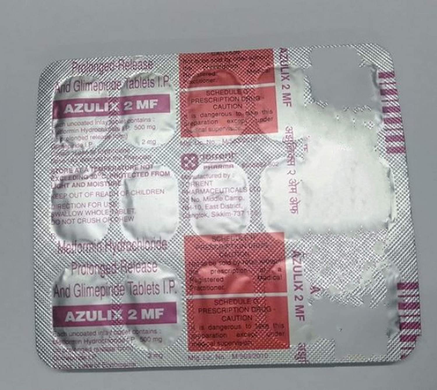 Azulix 2 MF Tablet  - Prescription Required