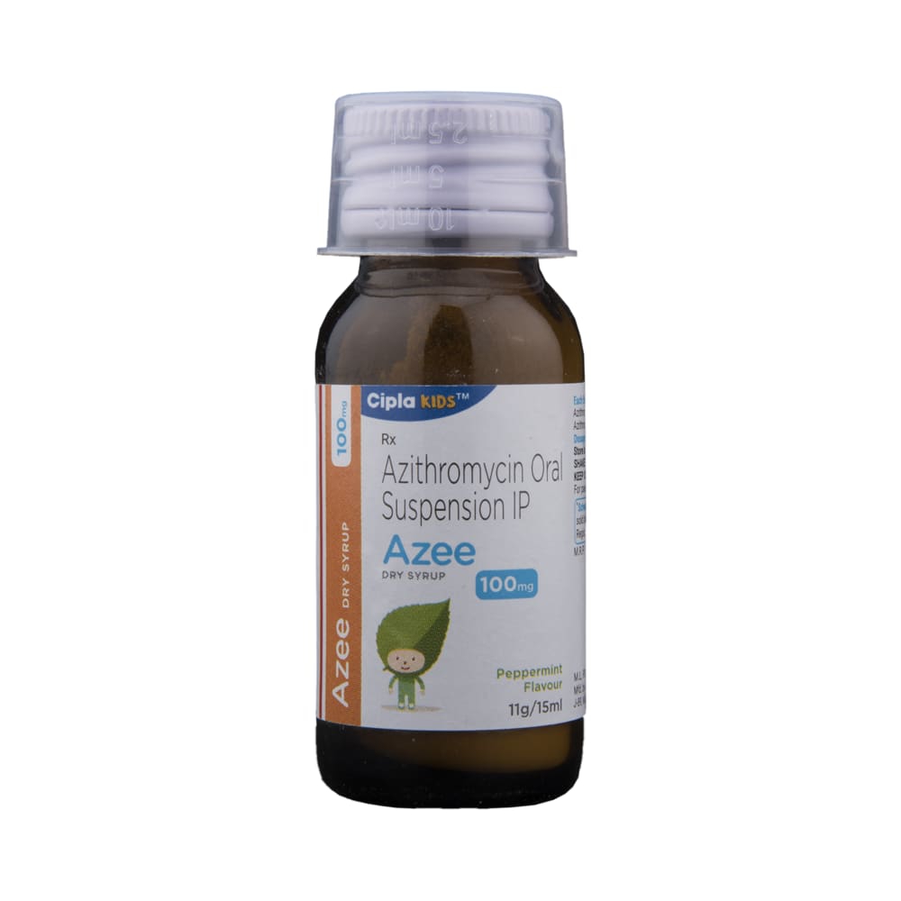 Azee 100mg Dry Syrup  - Prescription Required