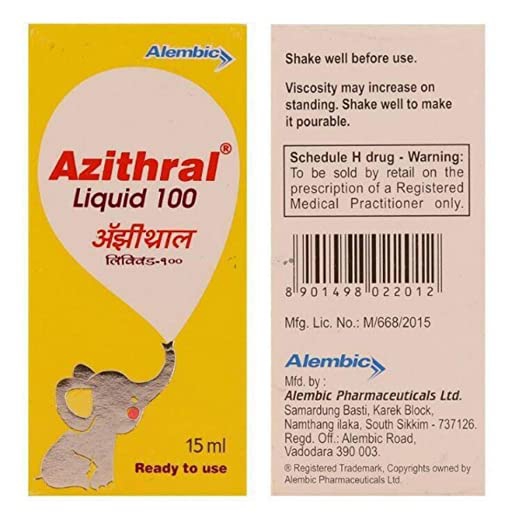 Azithral 100 Liquid  - Prescription Required