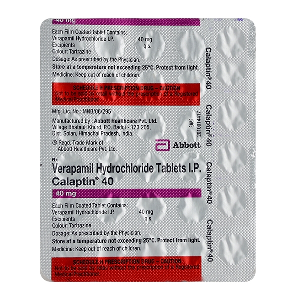 Calaptin 40 Tablet  - Prescription Required