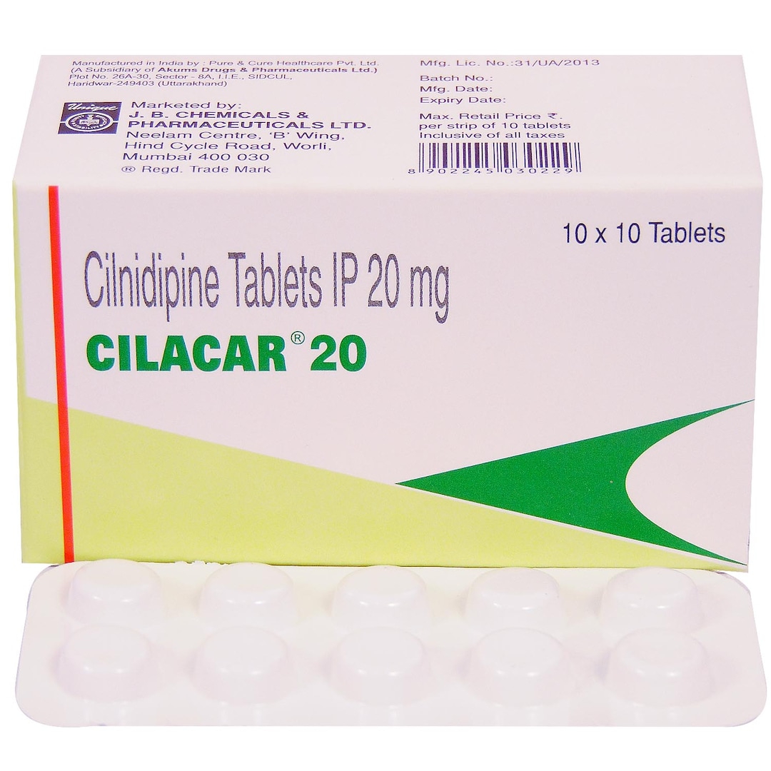 Cilacar 20 Tablet  - Prescription Required