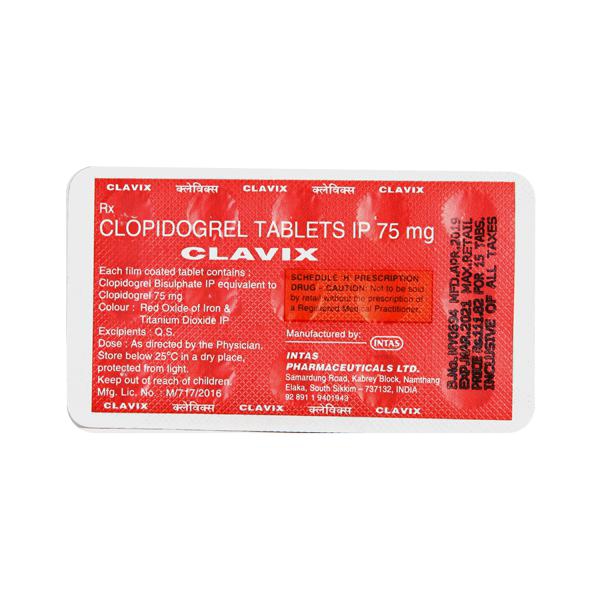 Clavix Tablet  - Prescription Required