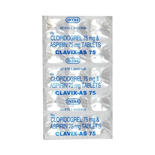 Clavix-AS 75 Tablet  - Prescription Required