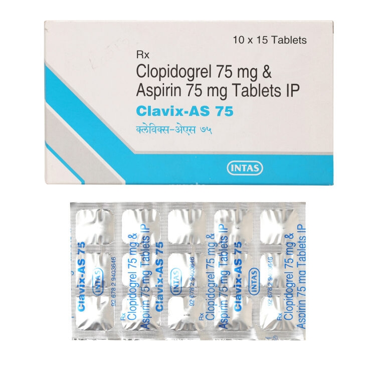 Clavix-AS 75 Tablet  - Prescription Required