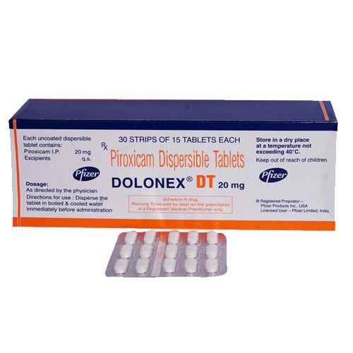 Dolonex DT 20mg Tablet  - Prescription Required