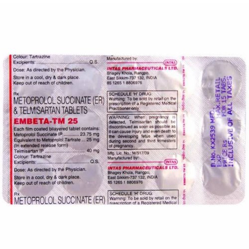 Embeta-TM 25 Tablet  - Prescription Required