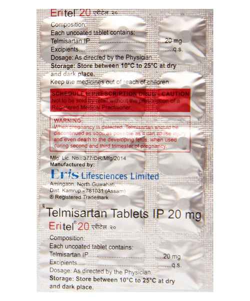 Eritel 20 Tablet  - Prescription Required