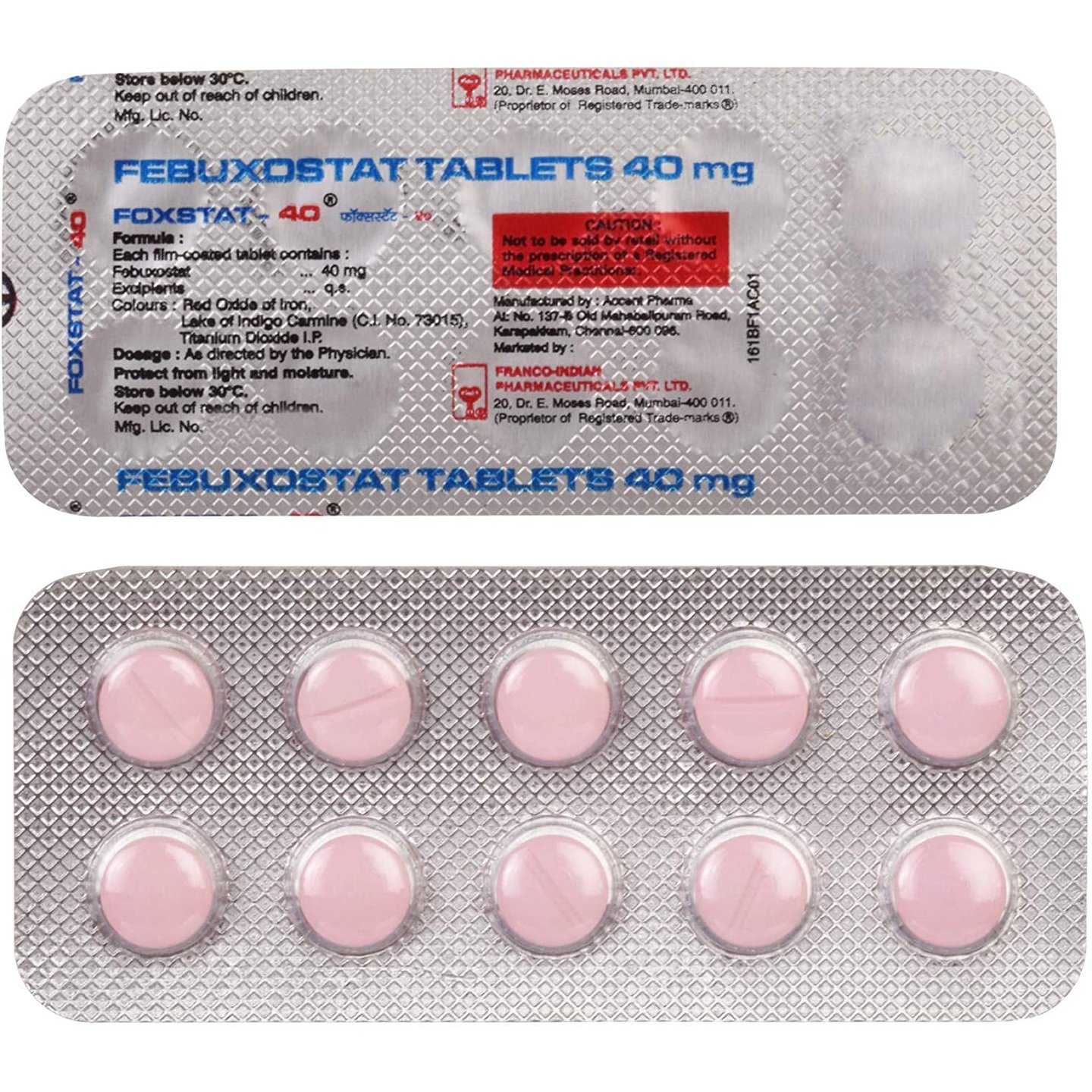 Foxstat 40 Tablet  - Prescription Required