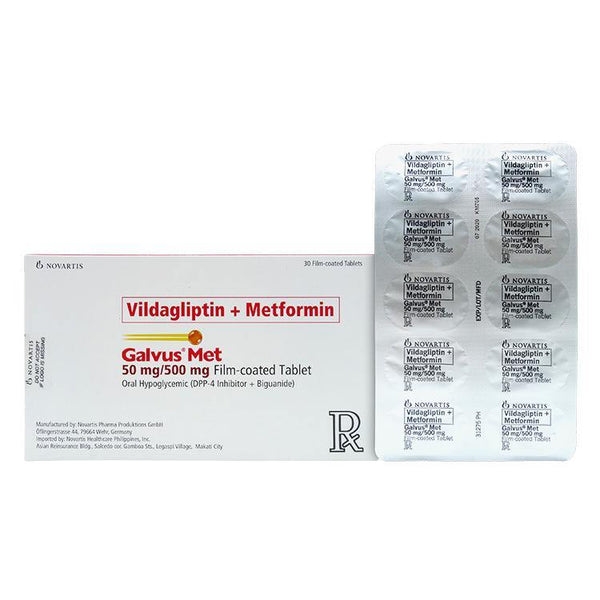 Galvus Met 50mg/500mg Tablet  - Prescription Required