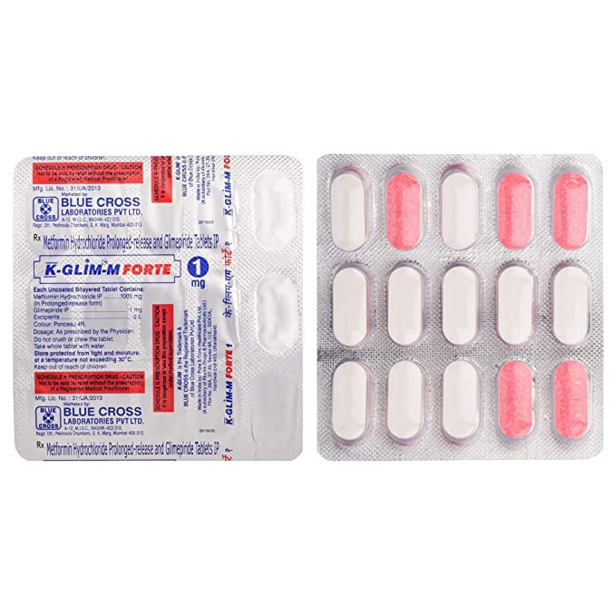 K-Glim-M Forte 1mg Tablet  - Prescription Required