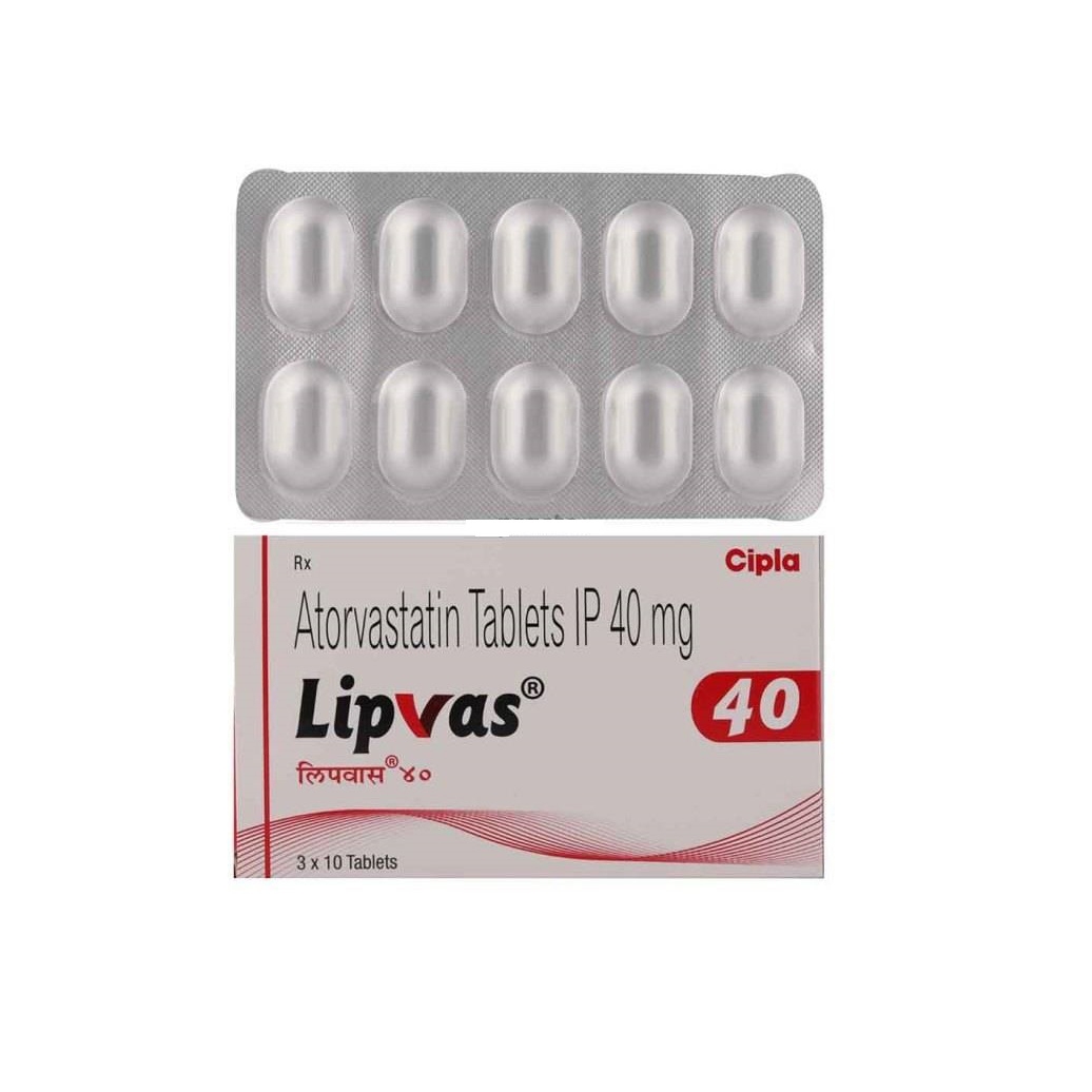 Lipvas 40 Tablet  - Prescription Required