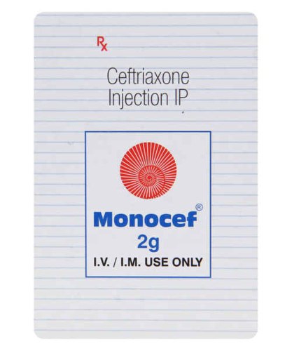 Monocef 2gm Injection  - Prescription Required