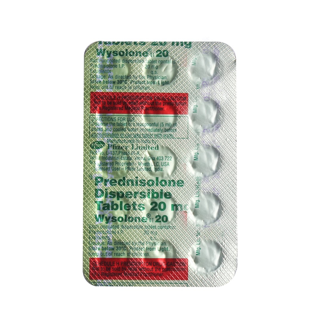 WYSOLONE 20MG DT TAB 1*15