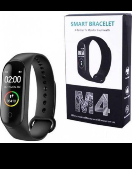 M4 Smart Band,Fitness Tracker, Step Counter, Blood Pressure,Heart Rate  Sleep Monitor OLED Screen at Rs 600/piece | Fitness Band in Ghaziabad | ID:  22459670712