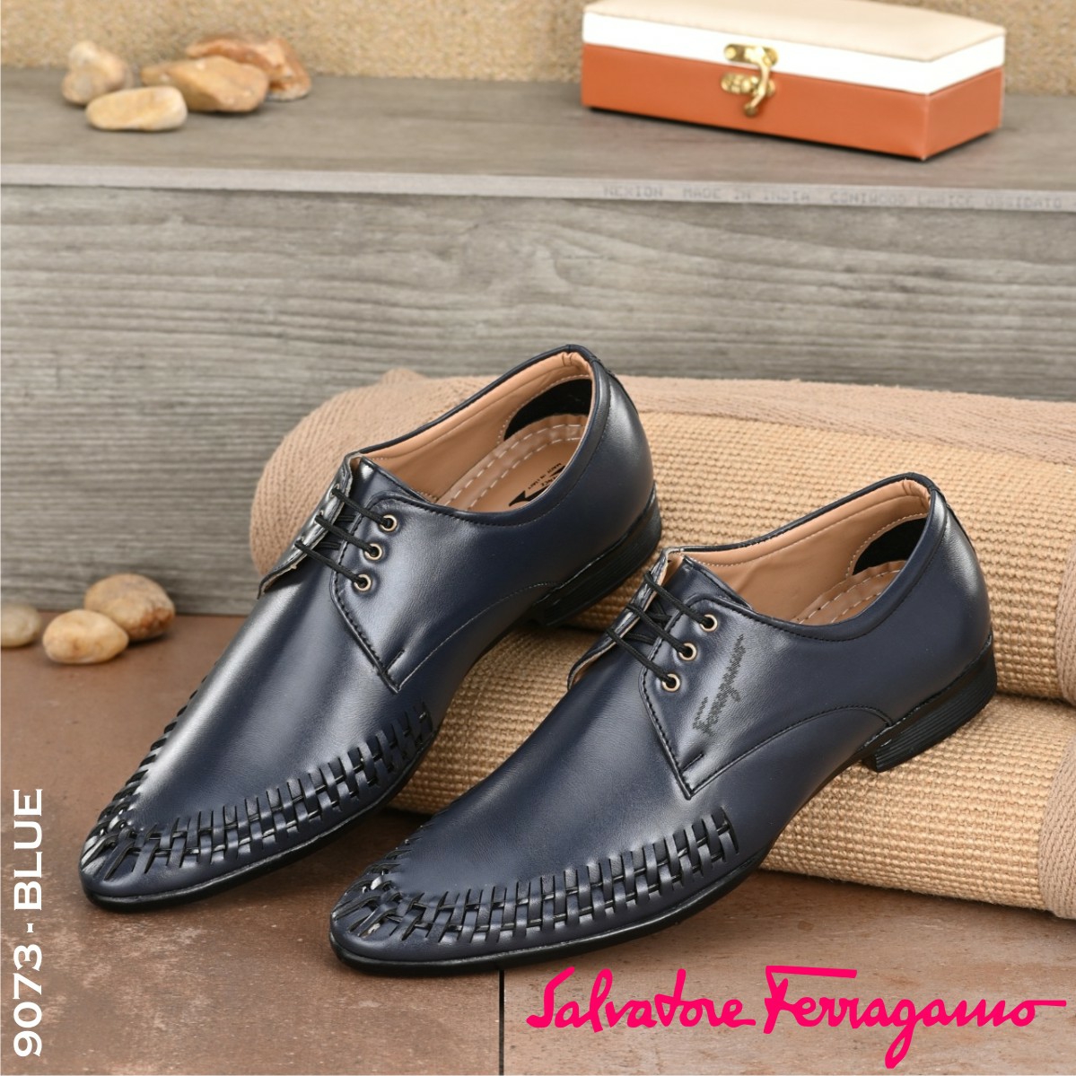 SalvatoreFerragamo Formal Shoes - Blue, 10