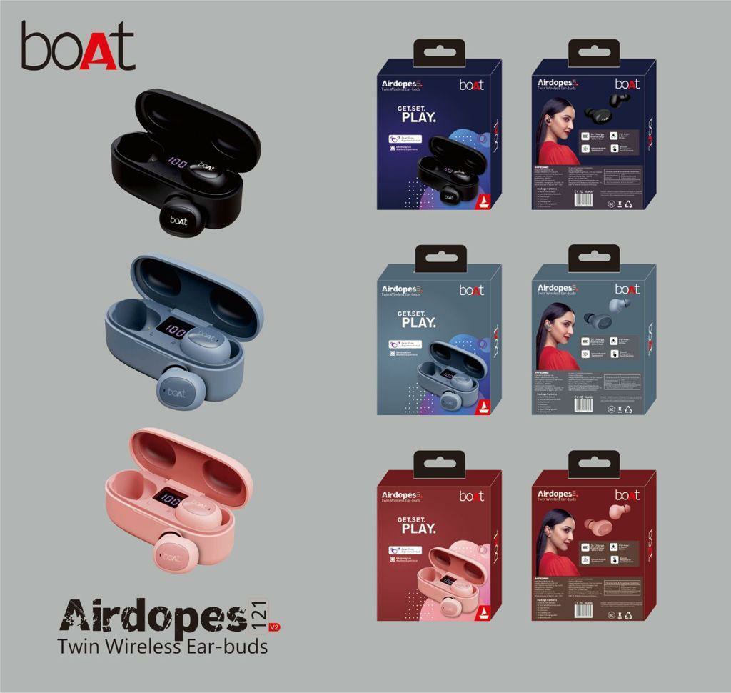 Airdops 121 Twin Airbuds - Black