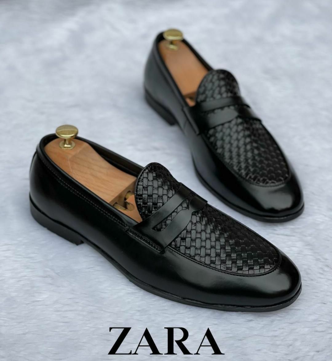 ZARA LOAFERS - Brown, 6