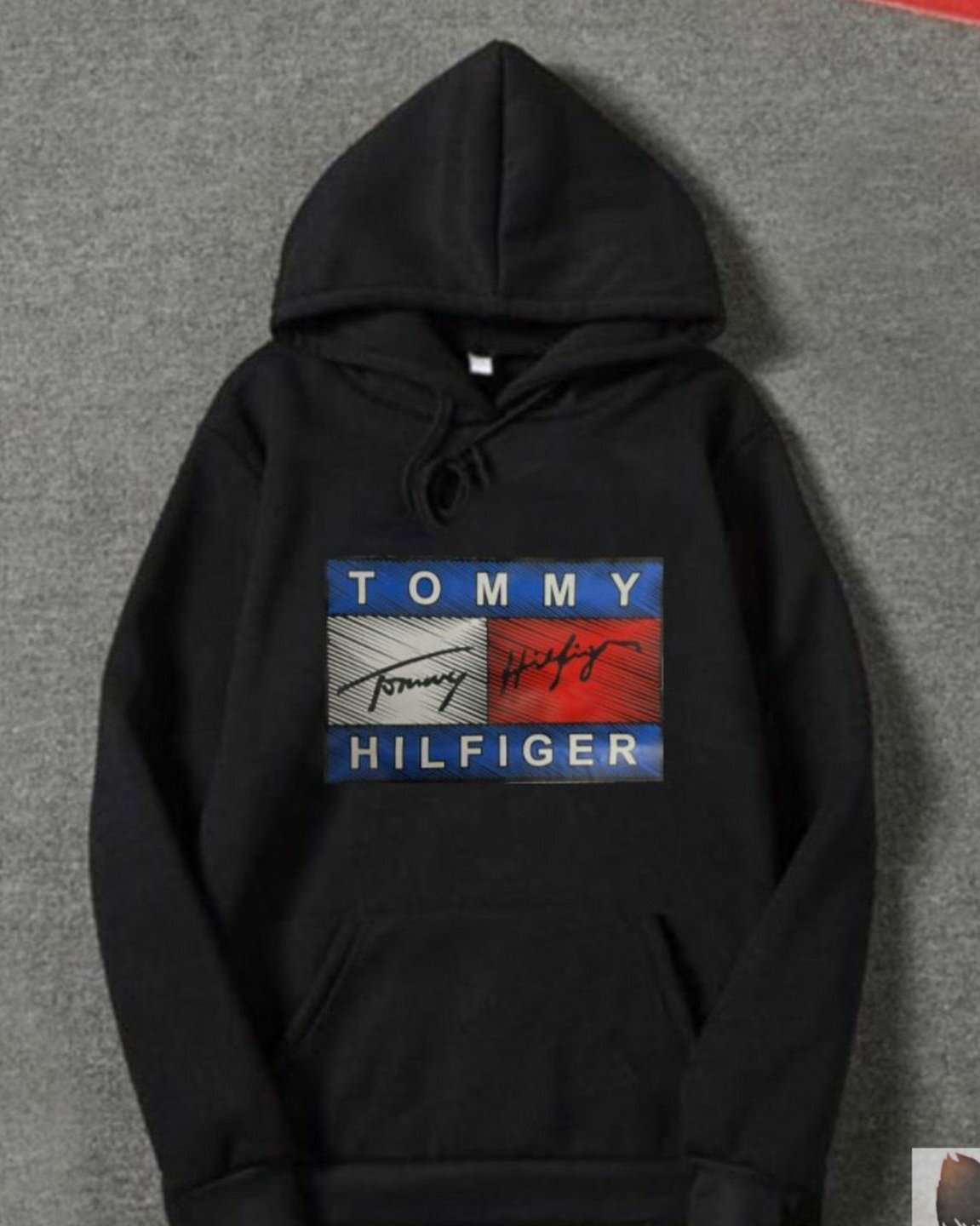 Tommy Hoodie - Black, XL