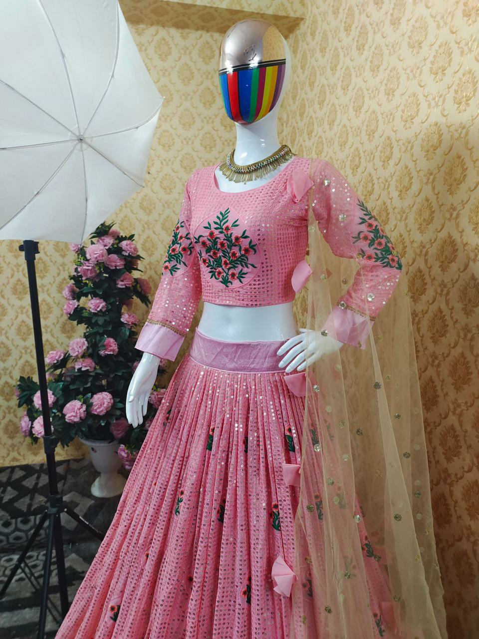 Lehenga Choli - Pink