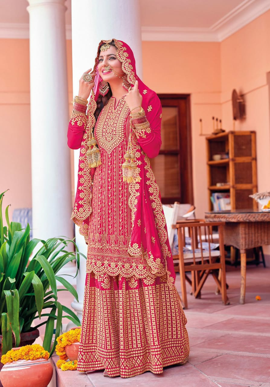 TOP-SHARARA WITH DUPATTA