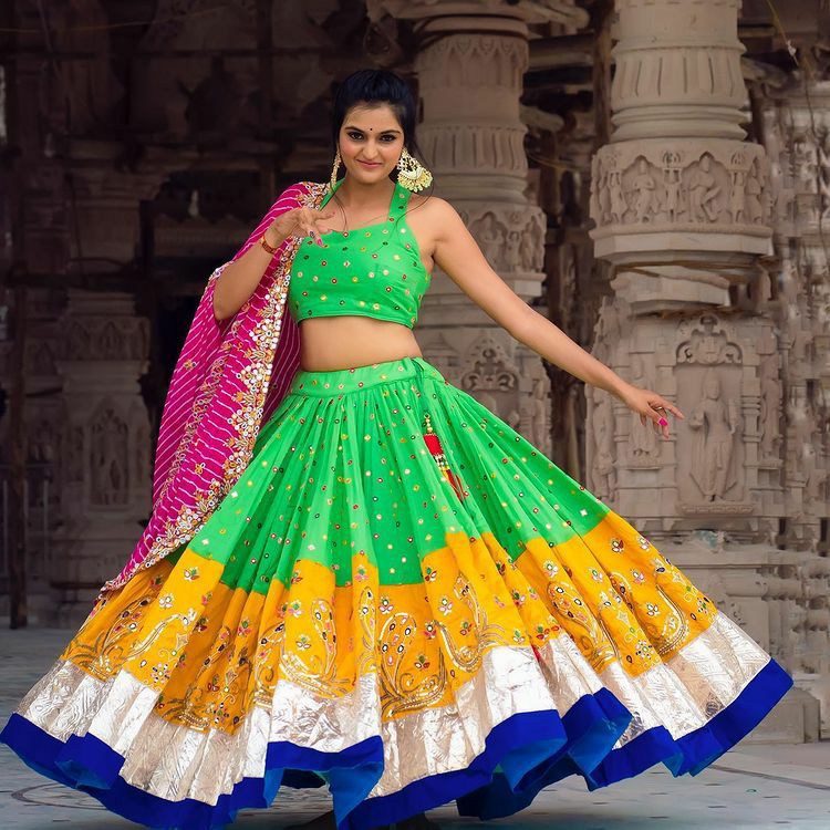 Real Mirror Lehenga Choli