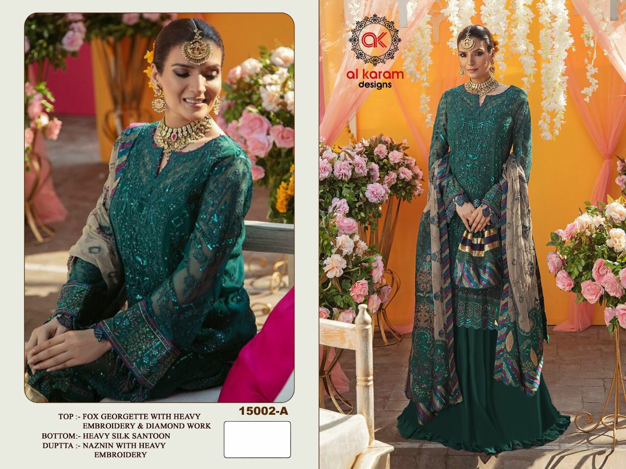 Designer Pakistani Alkaram Suit - C