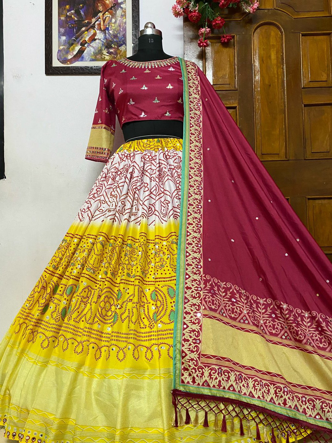 Butter Silk Lehenga Choli