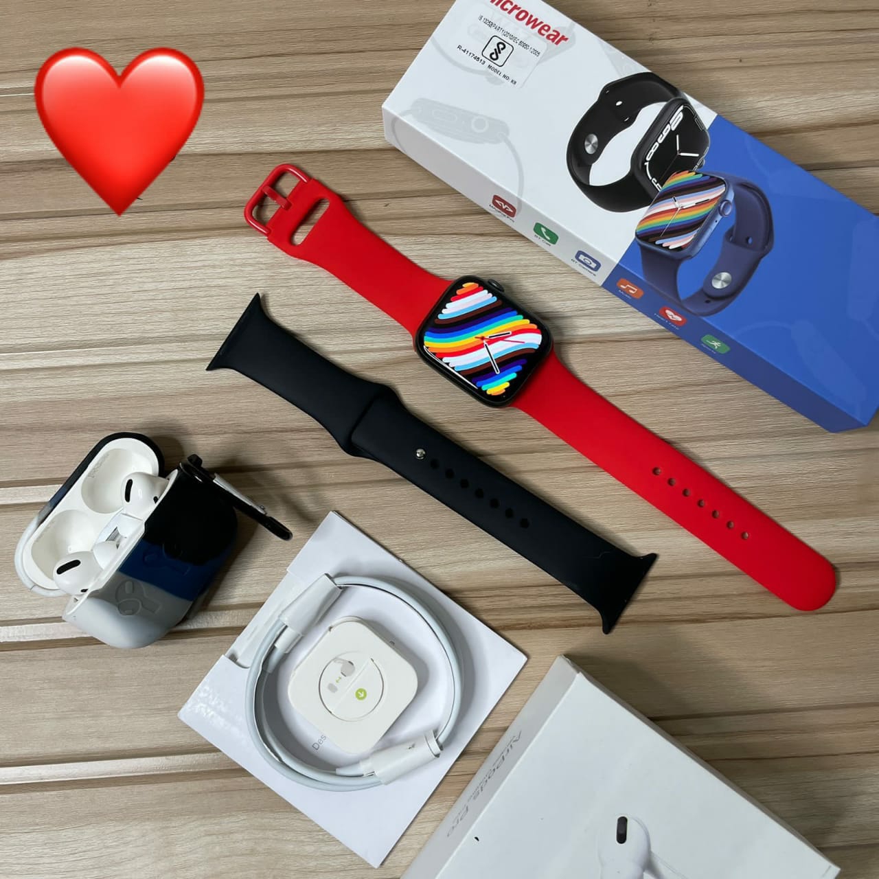 W17 Smart Watch And Airpods Pro Combo - Combo 1