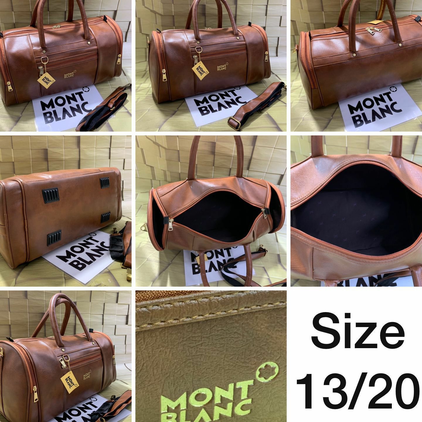 Mont Blanc Travel Bag - Brown