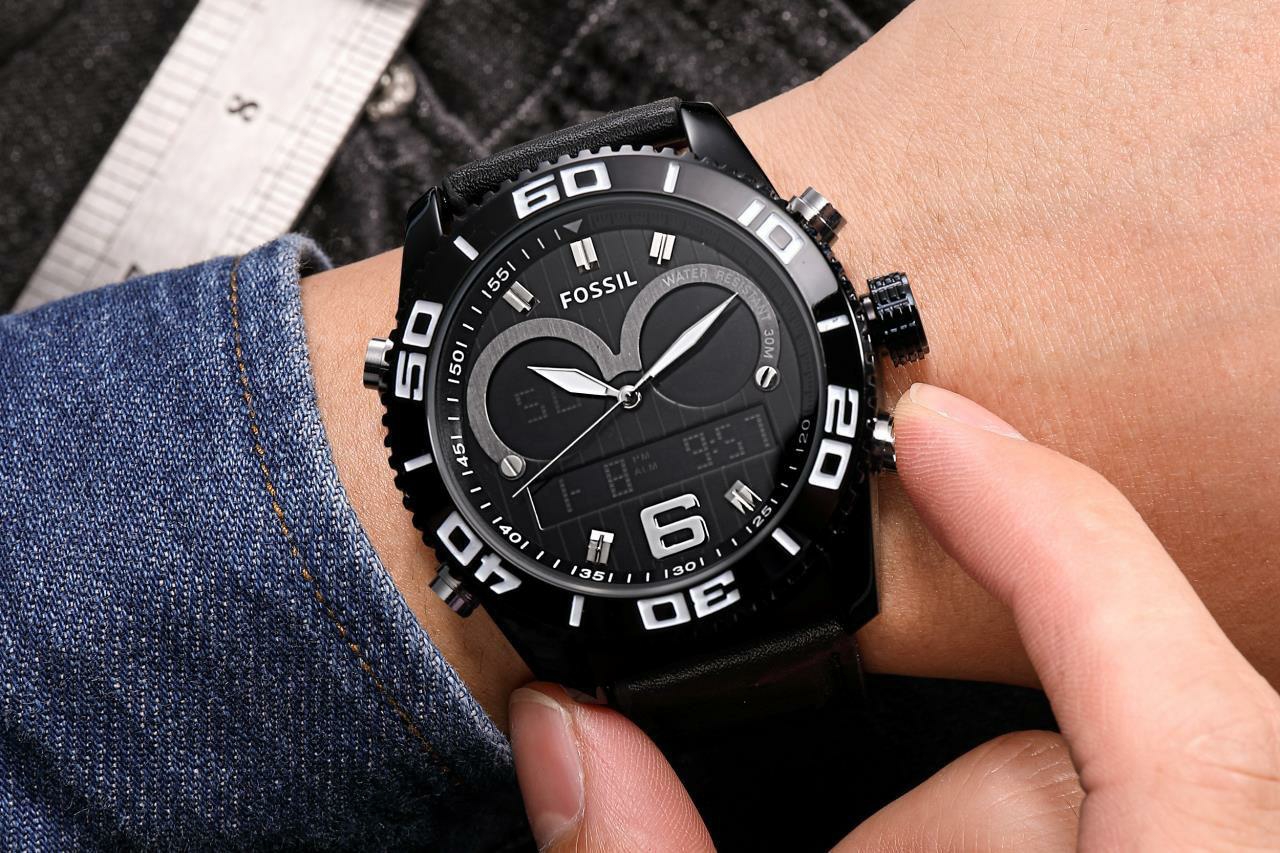 Fossill Seastar Analog Digital Watch - Style 3