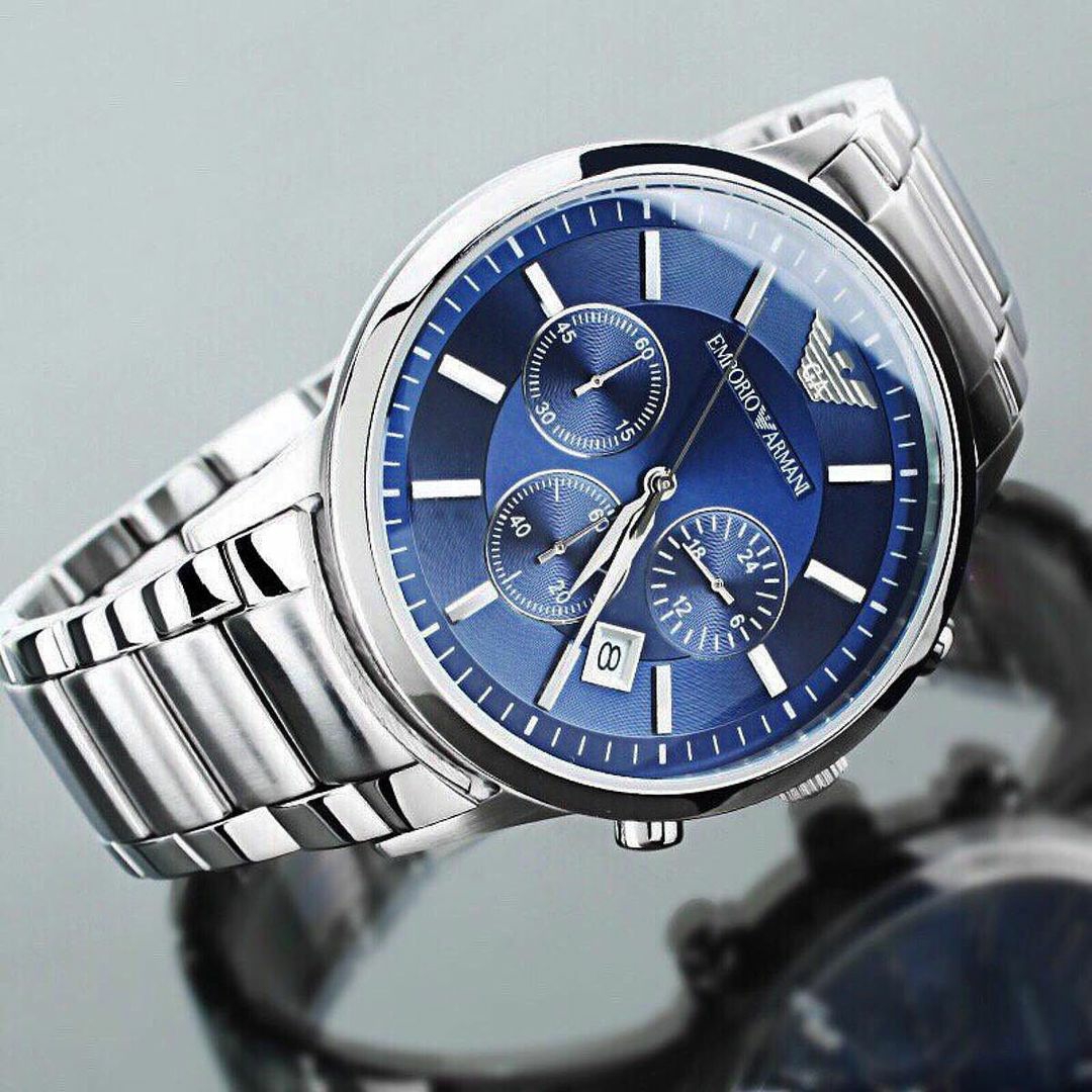 Buy Silver-Toned Watches for Men by EMPORIO ARMANI Online | Ajio.com