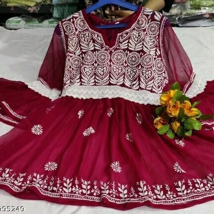 Buy One Piece Angrakha Style Frock in Pakistan | online shopping in Pakistan