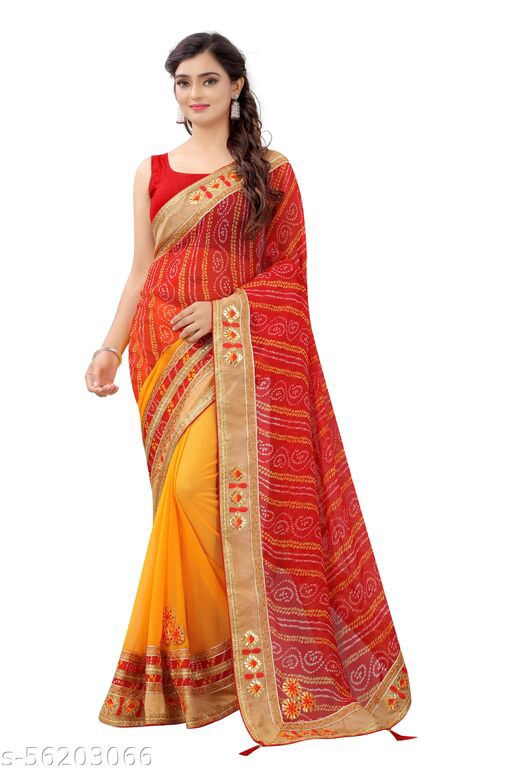 Bandhani Printed Saree online shopping