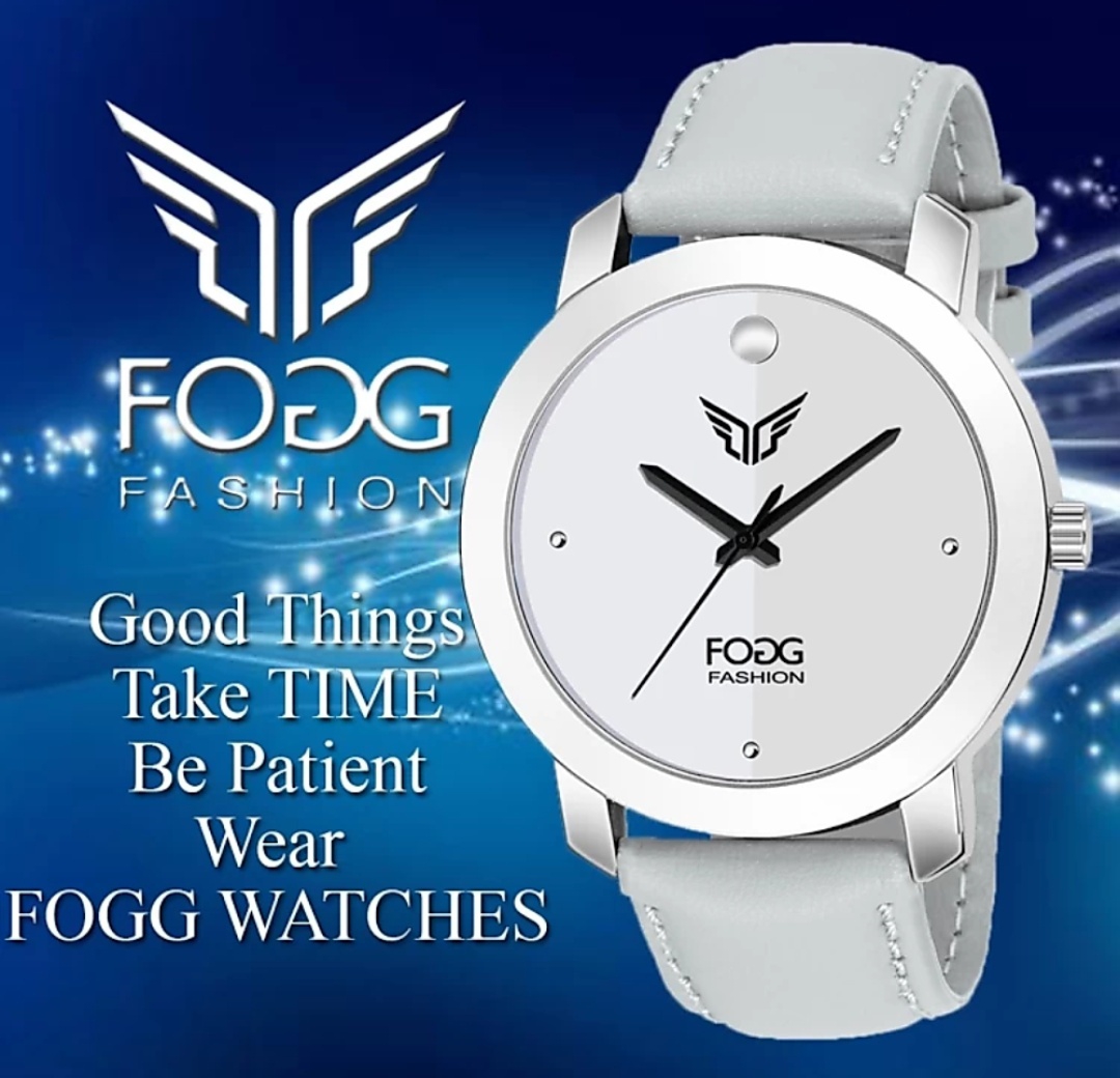 FOGG 2051-WH White Day & DAte Analog Watch - For Men - Price History