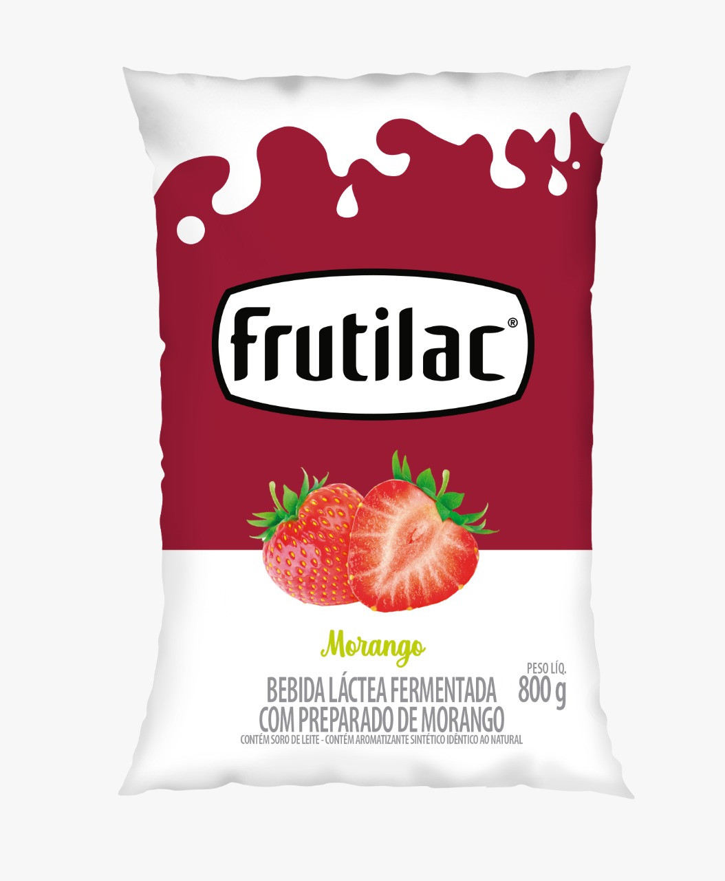 BEBIDA LÁCTEA FRUTILAC MORANGO 850 G