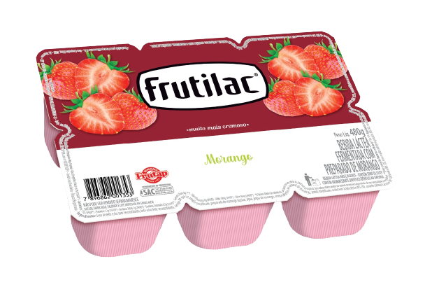 BEBIDA LÁCTEA FRUTILAC MORANGO 540 G