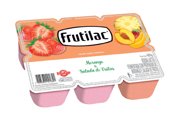 BEBIDA LÁCTEA FRUTILAC MORANGO E FRUTAS TROPICAIS 540 G