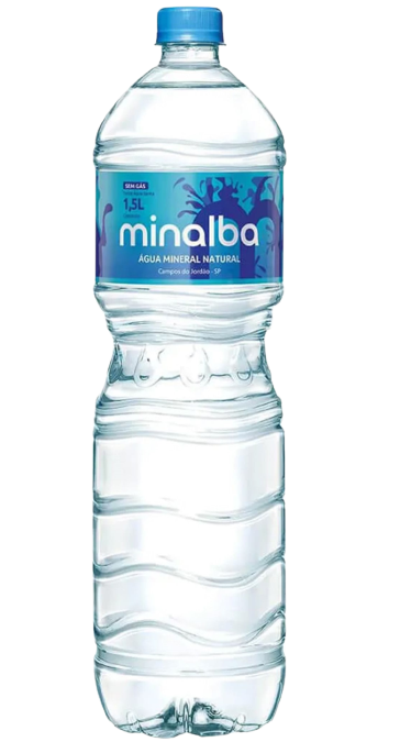 ÁGUA MINERAL MINALBA SEM GÁS 1,5 L